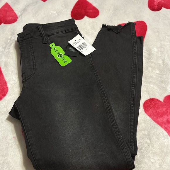 NWT Kut From The Kloth High Rise Fab Ab Ankle Skinny Raw Hem (Washed Black) - Picture 13 of 16